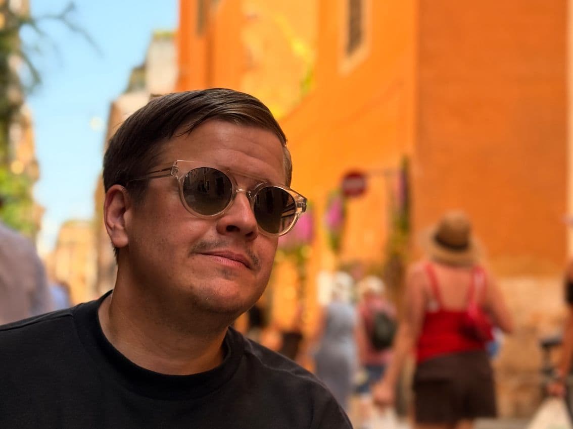Mats Rajala enjoying a day in Rome